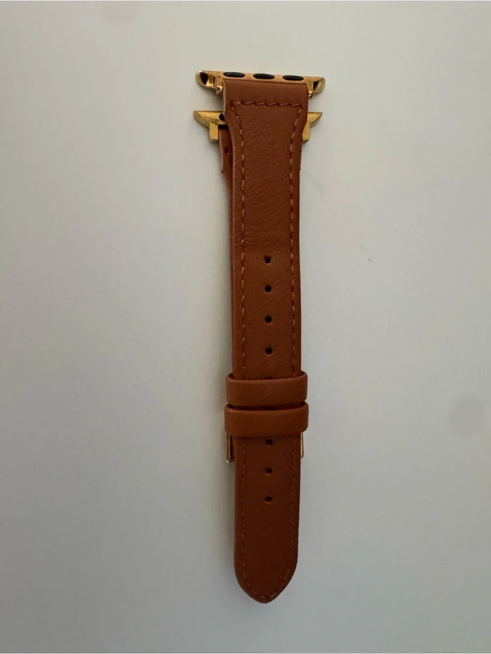 Women Apple Watch  Tan Leather Watch Band Strap - Classic Replacement